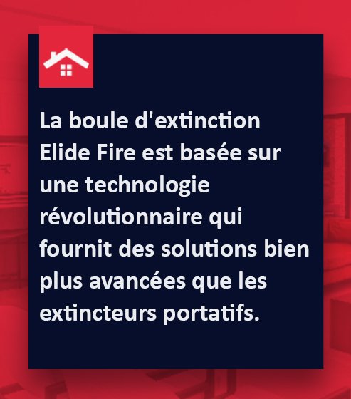 La boule d'extinction ELIDE FIRE